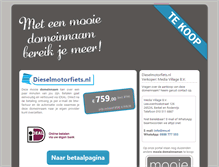 Tablet Screenshot of dieselmotorfiets.nl